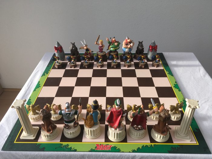 Articolo da collezione - Gioco di scacchi Asterix e Obelix - plastica