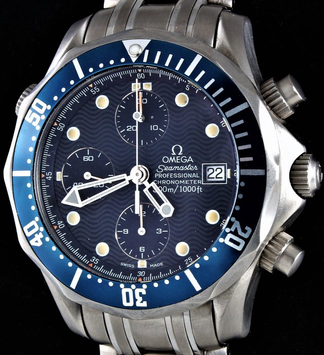 Omega - Seamaster - Titane - James Bond Chronograph - Ref. No: 2298.80.00 - Excellent - Warranty - Men - 2011-present