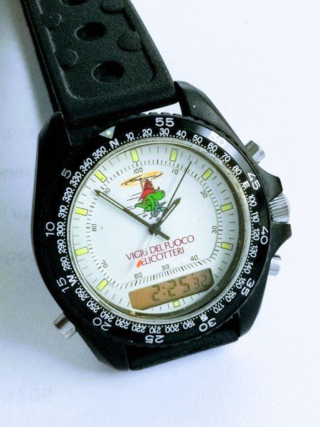 Breitling for DPW - Modello Militare limited " VIGILI DEL FUOCO ELICO" - Hombre - 1980-1989