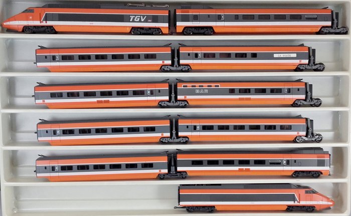 Lima H0 - 149711, S01/201097 - Zugeinheit - 11-teiliger Hochgeschwindigkeitszug "TGV Sud-Est" - SNCF