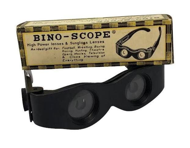 Vintage Bino-Scope with original packaging - Plastic