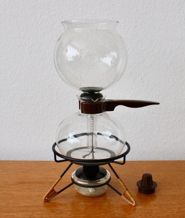 Peter Bodum - Bodum - Santos coffee maker with original standard - Glass - plastic - wire with raffia