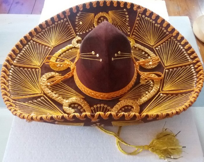 hecho in mexico - Sombrero hoed "PIGALLE SALAZAR" - Fluweel