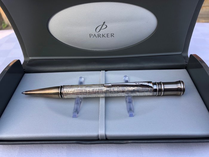 Parker Duofold Presidential Esparto Sterling Silver - Ballpoint Pen - 1