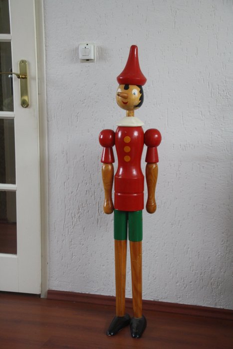 Gioattoli Brevettati Galetti  - Originale bambola Pinocchio 120 cm - Legno