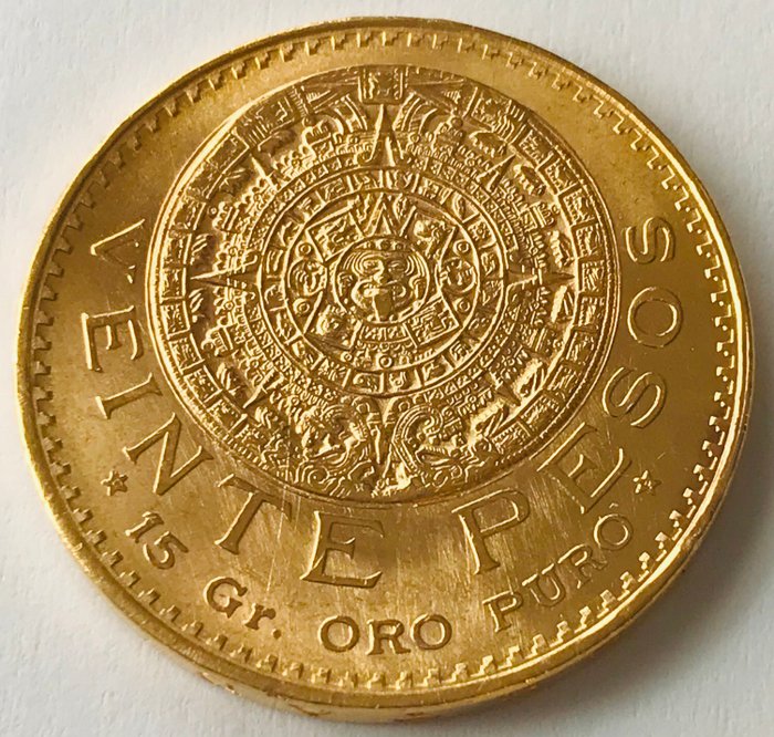 Mexico - 20 Pesos 1959 - Centenario - Goud
