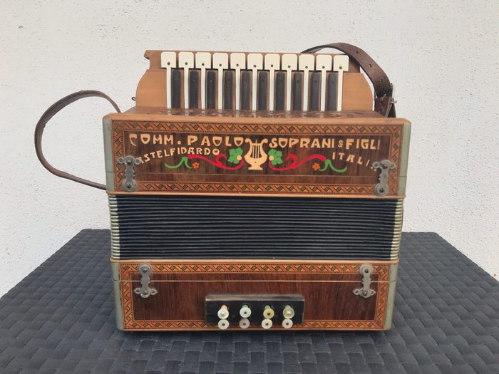 COMM. PAOLO SOPRANI & FIGLI - Button accordion - Italy - 1950
