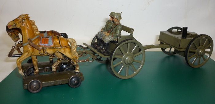 Lineol - 古董军用铁皮玩具 - 1920-1929 - 德国