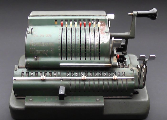 Hamann Manus R - Gamle vintage regnemaskine