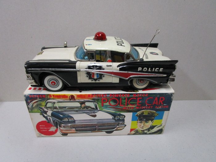 Yonezawa - Autó Ford Fairlane police car 1958 - Japán