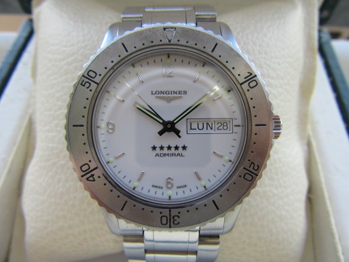 Longines - Admiral  five stars Automatic Day Date  - Ref. L3.600.4 - Heren - 2000-2010