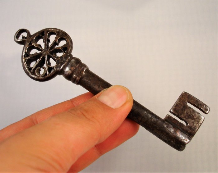 威尼斯古代鑰匙 - 鍛造和燜鐵 - 17世紀