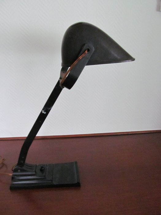 Erpe - Erpe art deco metalen bureaulamp  - 1