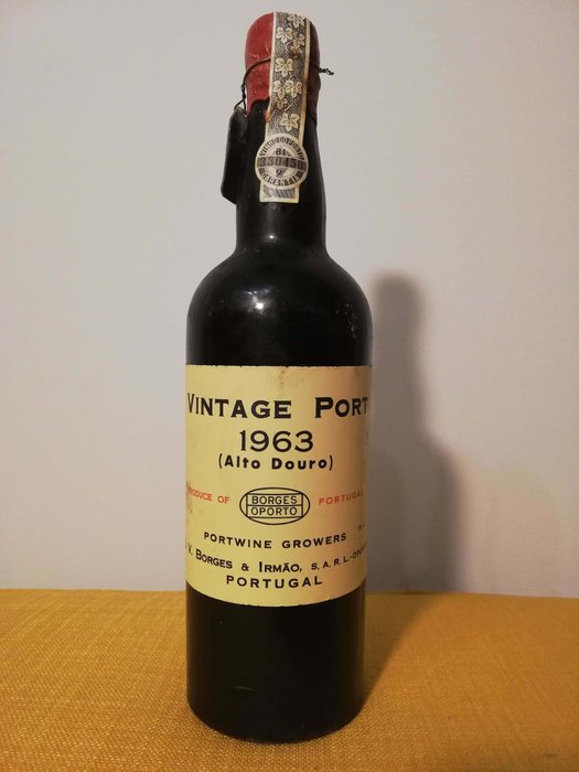 1963 Borges & Irmão - Vintage Port - 1 Normalflasche (0,75 Liter)