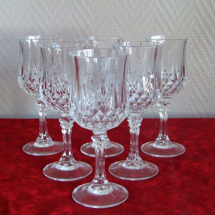 Cristal D'Arques - 12 glasses in - Longchamp model - Crystal