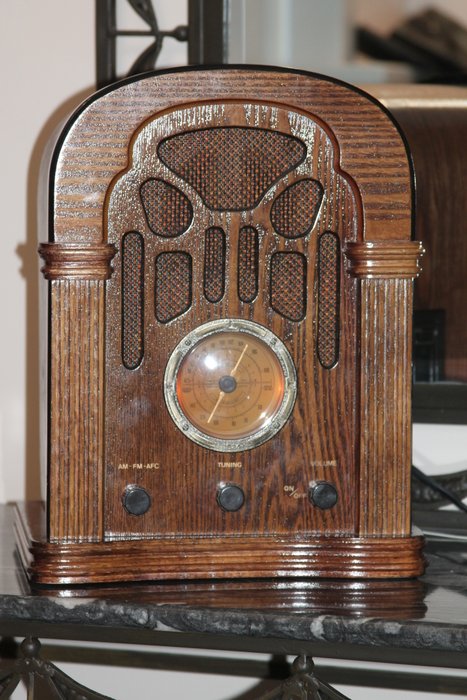 thomas america  - Retro Soundmaster LW-736 Sammleredition Radio 1934 - Holz Eichenfurnier
