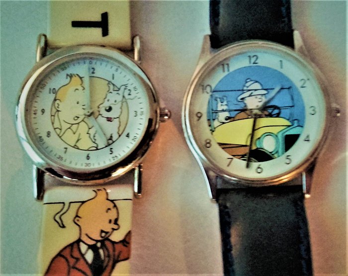 Tintin - 2 montres Citime . e.a. TC006 (Tintin au Congo) - (1993/1994)