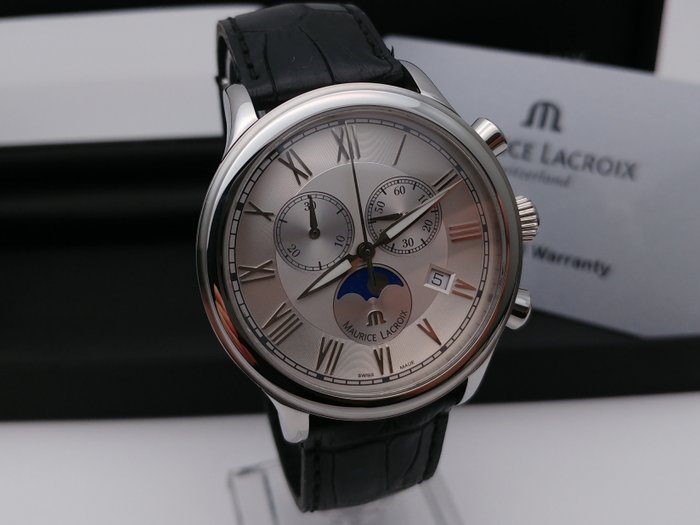 Maurice Lacroix - Les Classiques Chronograph Moonphase - LC1138 - NO RESERVE PRICE - Men's - 2011-present