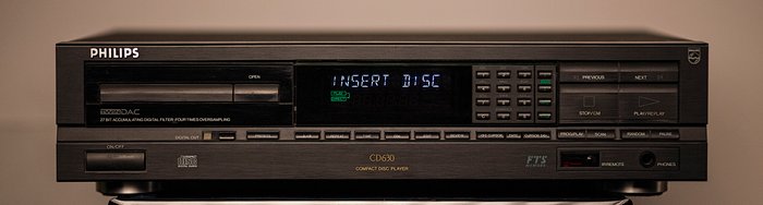 Philips CD630 Vintage cd speler