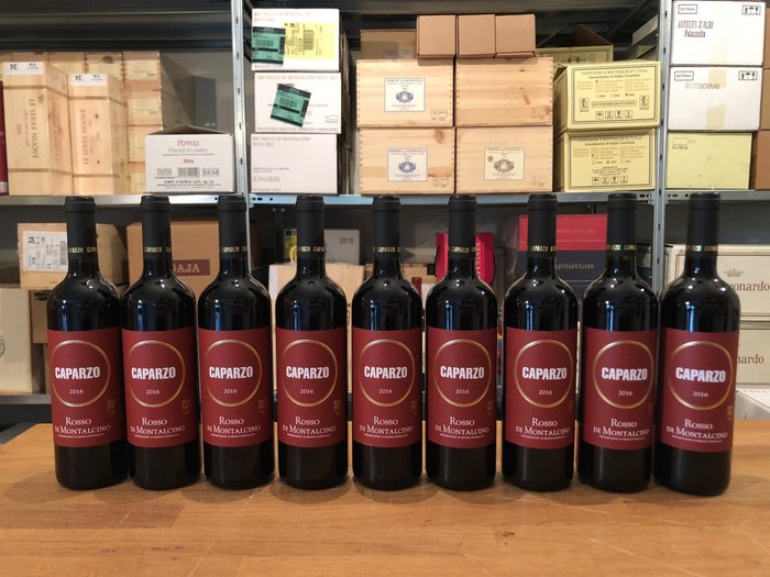 2017 Caparzo Rosso di Montalcino - Toscana - 9 Botellas (0,75 L)