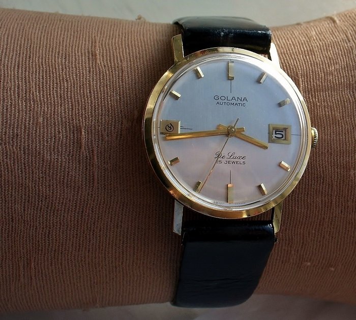 GOLANA - Gold Dress watch + Warranty - Men - 1970-1979