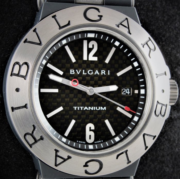 bvlgari diagono titanium mens watch