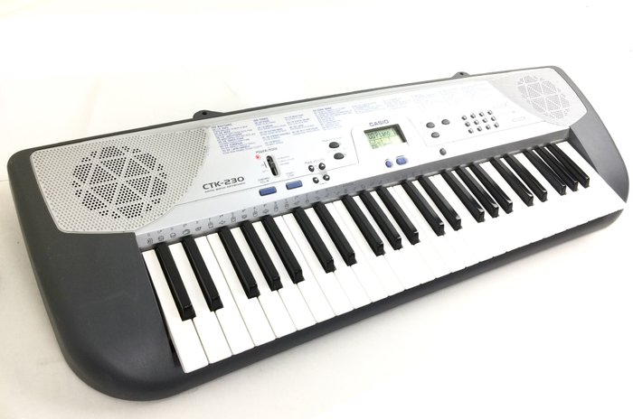 CASIO CTK-230 - Digital Keyboard with 49 full-sized keys, 100 sounds, 100 rhythms, lesson feature, etc.