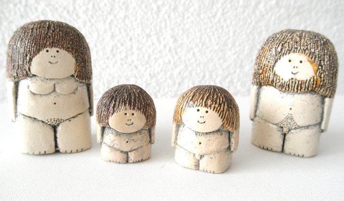 Irene Maas - 4 figurines - Céramique