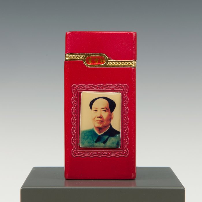 Chinese Mao Zedong aansteker met geluid - Boîte à musique - Métal, plastique