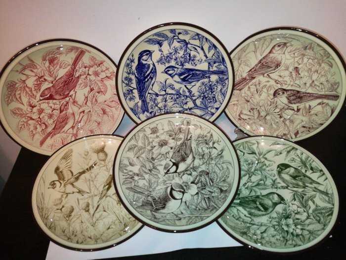 Tognana - Gli amici del mattino, complete series of ornamental plates