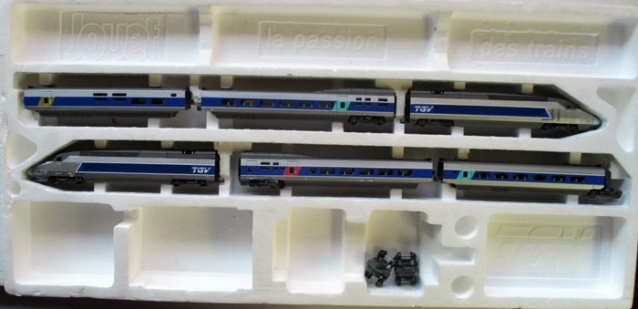 Jouef H0 - 93695 - Conjunto de comboios - Trem de 6 partes "TGV Atlantique" - SNCF