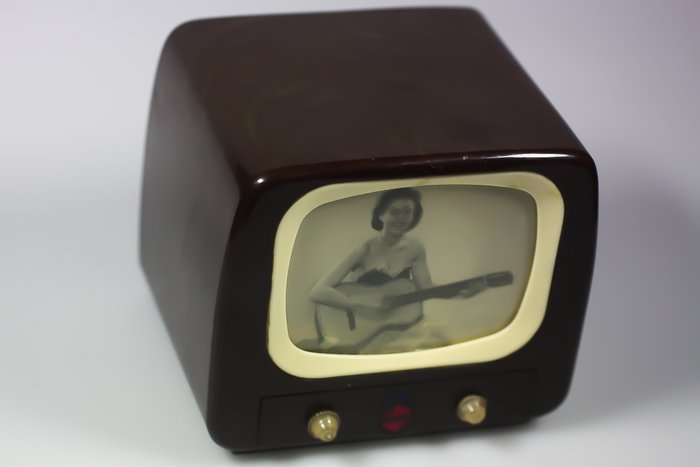 Reuge Philips - Music Box Replica TV - Bakelite