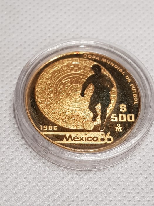Mexico - 500 Pesos 1986 Copa Mundial de Futbol'86 - Gold