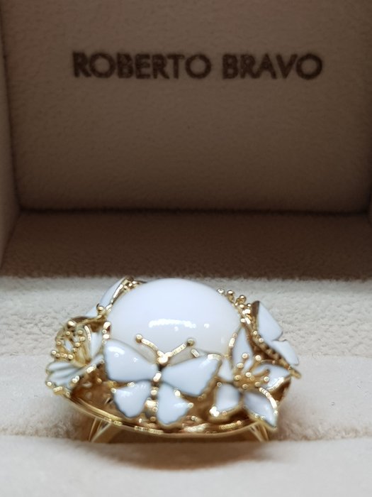 Roberto Bravo  - 14 克拉 金色 - 戒指 - 0.03 ct 鉆石