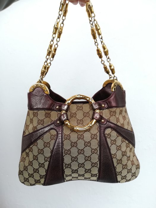 Gucci - By Tom Ford Guccissima Jeweled Bamboo  special edition Schoudertas