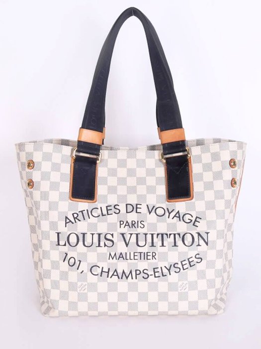 Louis Vuitton - Cabas PM Damier Azur Canvas Tragetasche