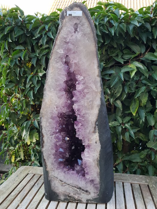 非常大的紫水晶 晶球 - 58.5×22.5×17.5 cm - 27.7 kg