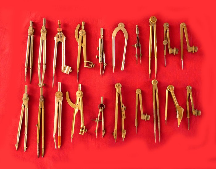 古色古香的测量仪器-古董指南针 - 收藏 75 - 黄铜