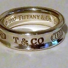 t & co 1837 silver ring