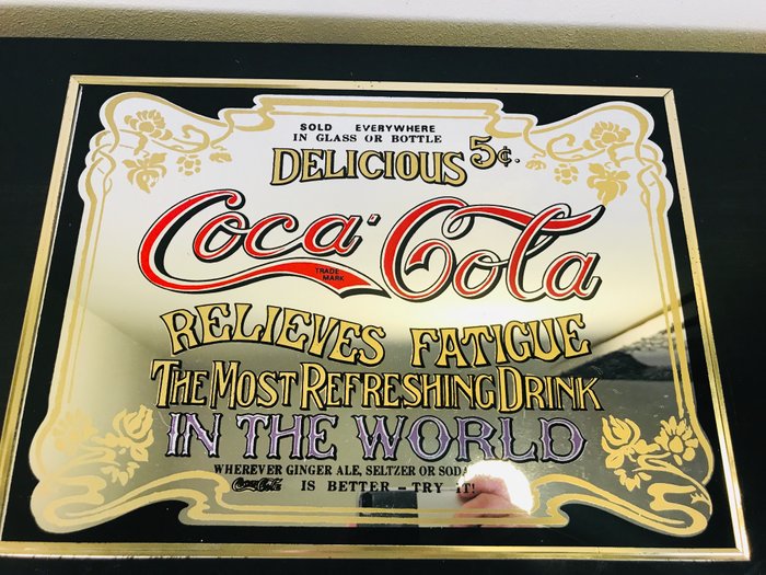 Coca-Cola Spiegel Bottle Deko Dekoration Dekospiegel Geschenk 