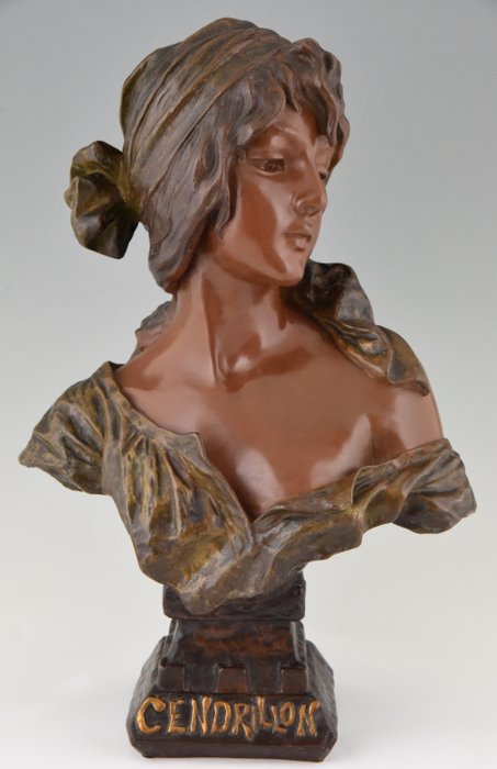 Emmanuel Villanis (1858-1914)  - Cendrillon - Escultura