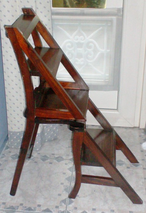 Bibliotheekstoel/ladder