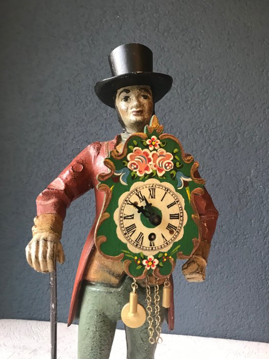 Orologio da uomo con cappello a cilindro - Ghisa - metà del XX secolo -  Catawiki