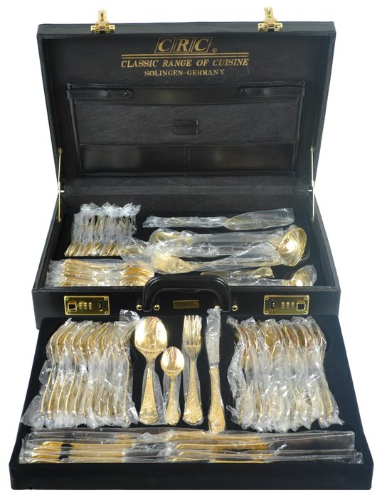 CRC Solingen - Cutlery - 24 K. gold plated