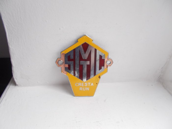 Märke -  St Moritz Cresta Run Tobogganing Club car badge  - 1950-1960 (1 föremål) 