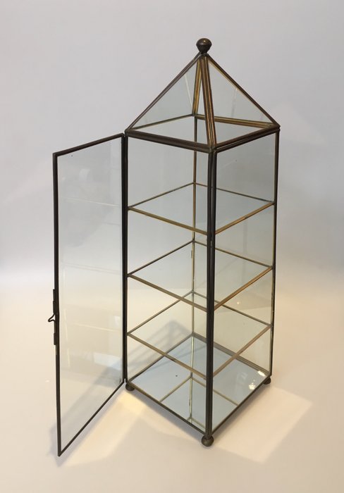 Mini Glass Cabinet Display - Glass (stained glass)