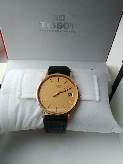 Tissot - Goldrun Sapphire 18K Gold - T9224101602100 - Unisex - 2011-nå
