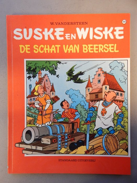 Suske en Wiske VK-111 - De Schat van Beersel - Softcover - Erstausgabe - (1971)