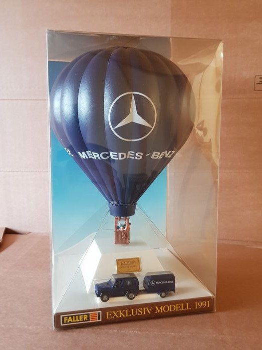 Dekorativ artikkel - Faller Exclusive Model - Mercedes Benz Hot Air Balloon Set - 1991 