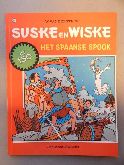 Suske en Wiske VK-150 - Het Spaanse Spook - Softcover - Eerste druk - (1974)